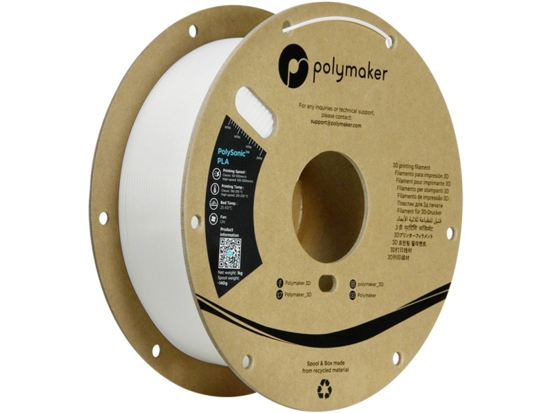 Polimakeris Polysonic High Speed Pla 1,75 Mm 1Kg - Baltas