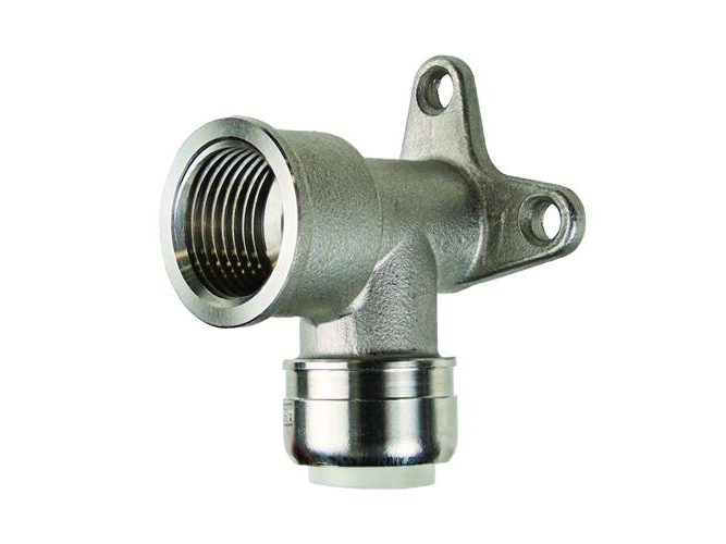 Roth quickpush dækvinkel 18x1/2",rustfri