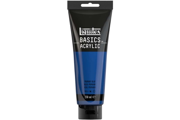 Basics Acrylic 250Ml Primary Blue 420