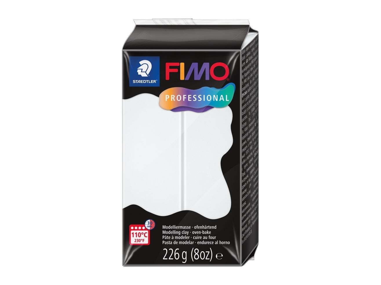 Staedtler® Weiß Fimo® Professional 8042 Ofenhärtende Modelliermasse, 226G, - Image 3