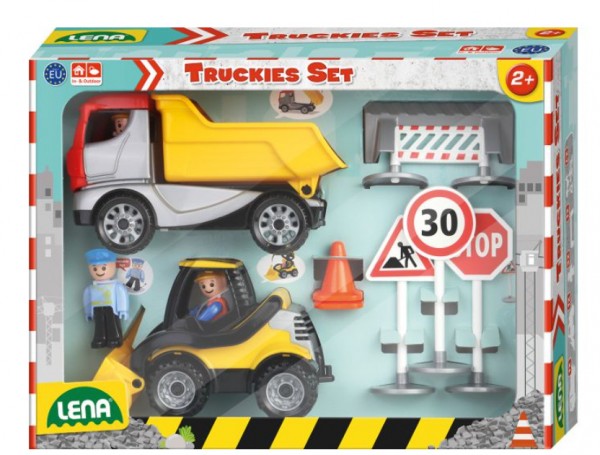 Truckies Construction Set With Traffic Signs