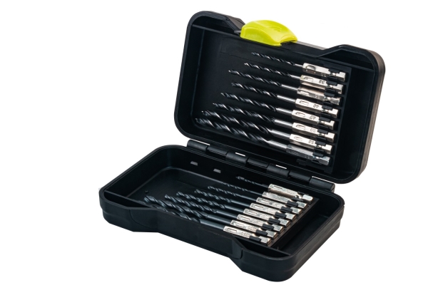 Metal and Wood Drill Bit Set, 16 Pcs.