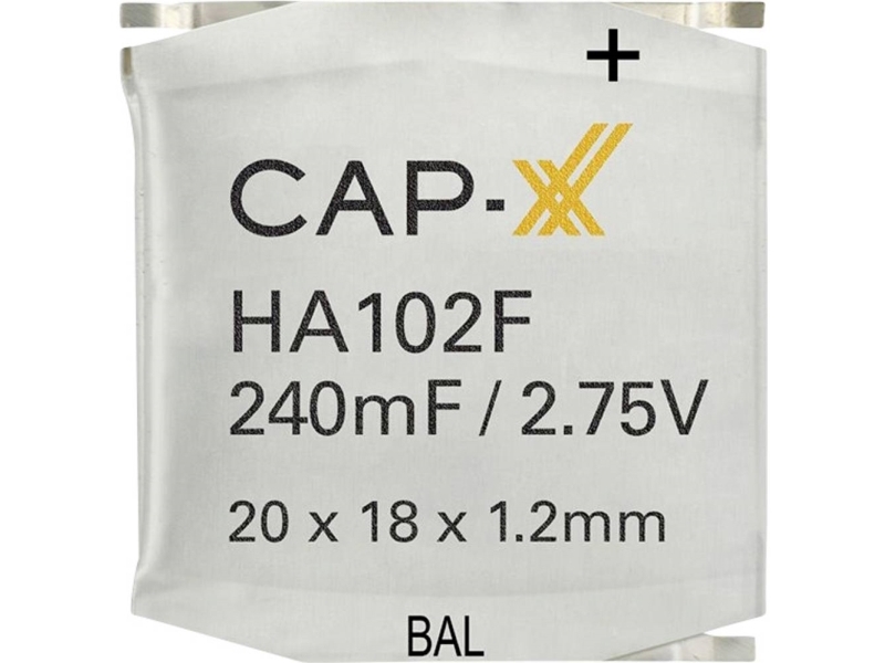 Cap-Xx Ha102f Super Cap-Kondensator 240 Mf 2,75 V 1 Stk Æske