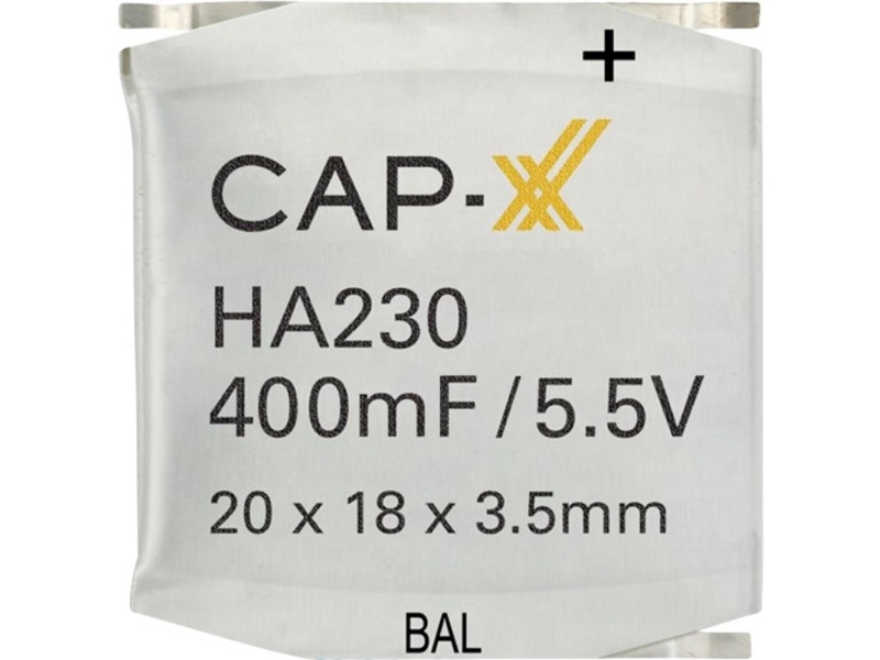 Cap-Xx Ha230f Super Cap-Kondensator 400 Mf 5,5 V 1 Stk Æske