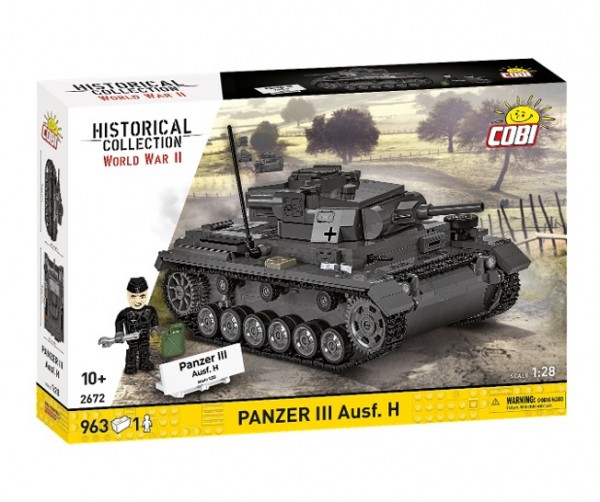 COBI 958 delar HC WWII /2672/ PANZER III VERSION H