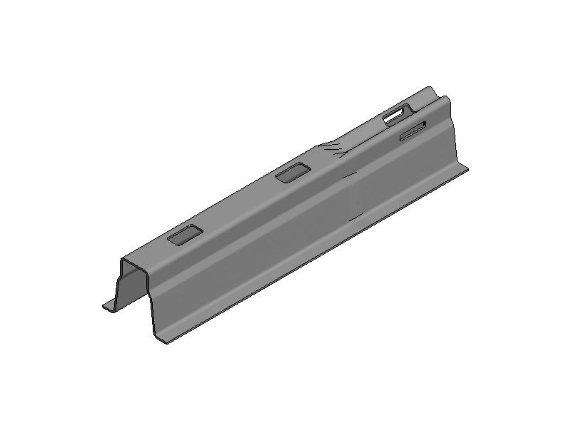 Van der Valk - Galvaniseret tagprofil L=4200x1,5mm