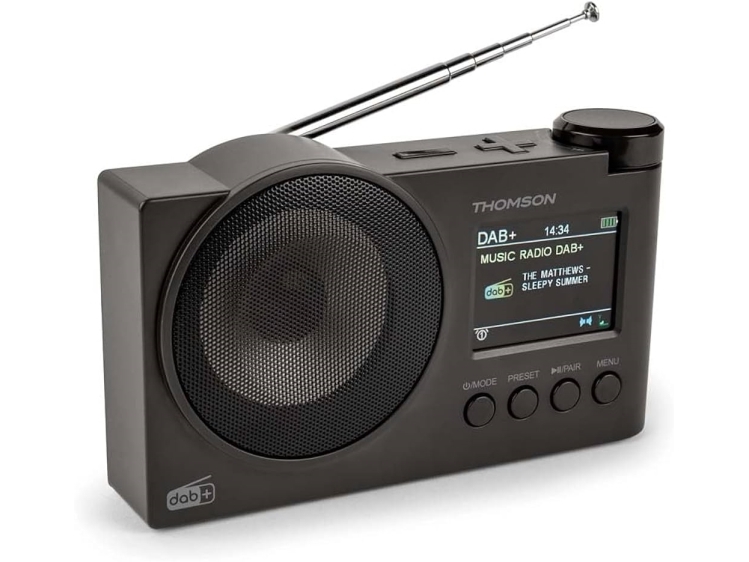 Thomson Bærbar Radio Fm/Dab+ Med Bluetooth Og Usb Thomson Rt400dabbtwh