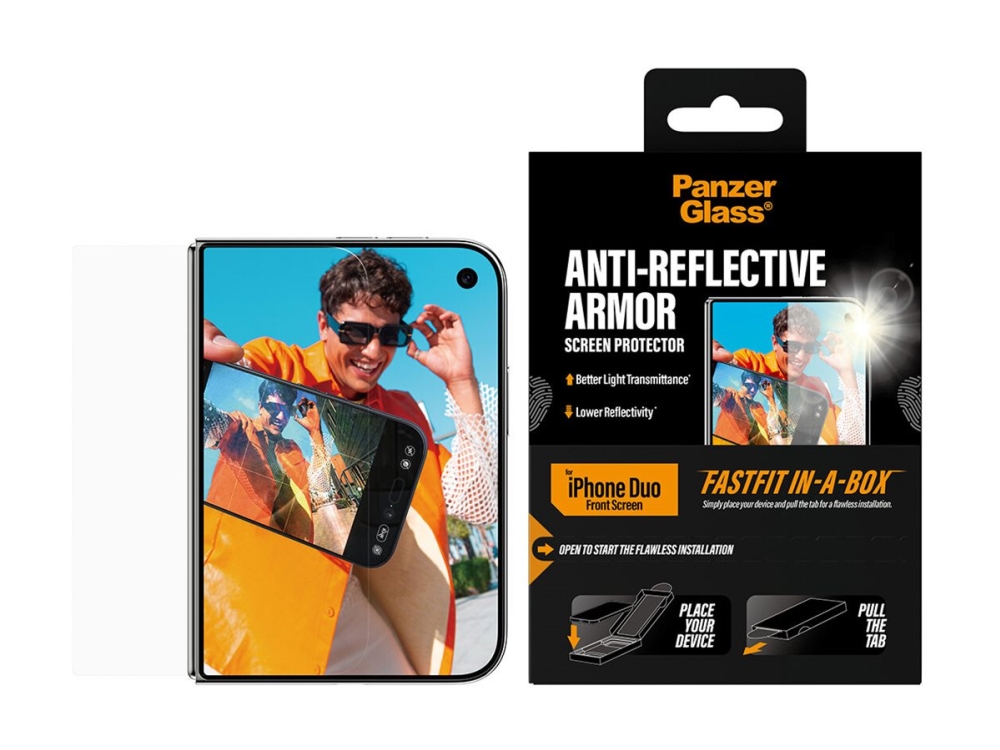 Panzerglass Anti-Reflective Armor Outer Screen Protection Iphone Duo | Frame Fit M. Fastfit In-A-Box