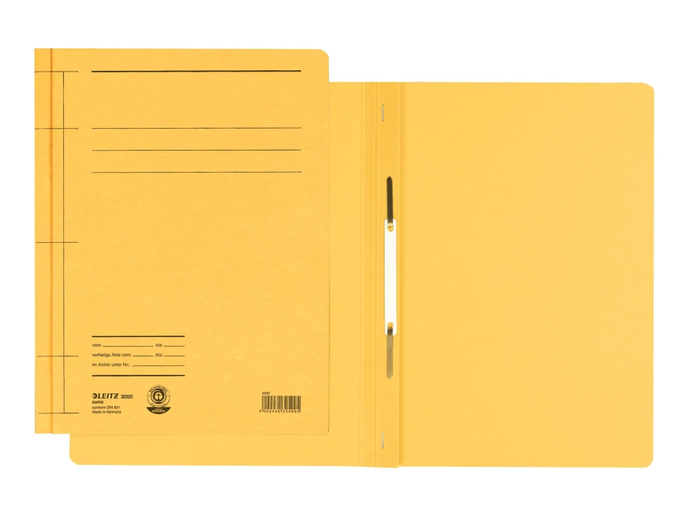 Leitz Rapid - Fladbarrefil - for A4 (210 x 297 mm) - kapacitet: 250 ark - gul