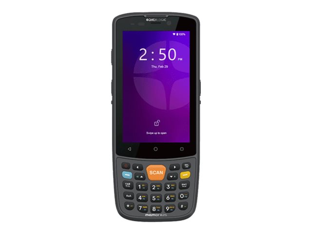 Datalogic Memor K25 - Terminal til indsamling af data - grov - Android 13 - 64 GB eMMC - 4 IPS (800 x 480) - bagudrettet kamera - stregkodelæser - (2D imager) - USB vært - microSD indgang - 802.11a/b/g/n/ac/d/e/h/i/k/r/v/w, Bluetooth, NFC - 4G