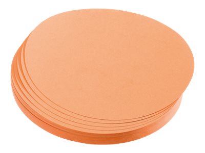 Franken - Moderationskort - Cirkel - 9,5 Cm Diameter - Orange (Pakke Med 500)