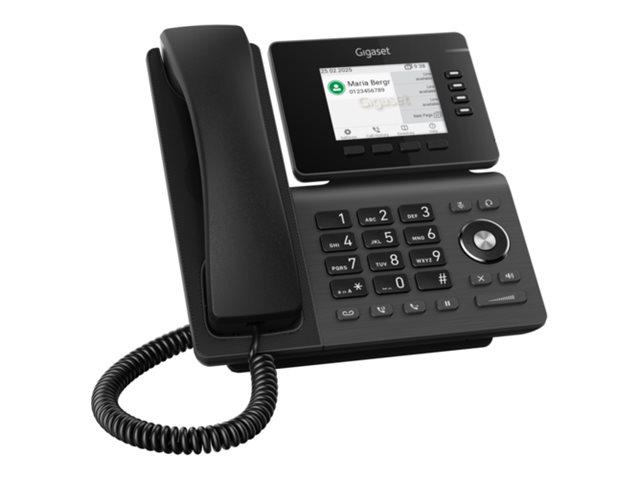 Gigaset P810B IP PRO IP skrivbordstelefon 8,5 cm 3,36 tum TFT-färgskärm USB Bluetooth-anslutning för P800 KEY PRO Expanson Module PoE - Bluetooth (S30853-H4107-R101)