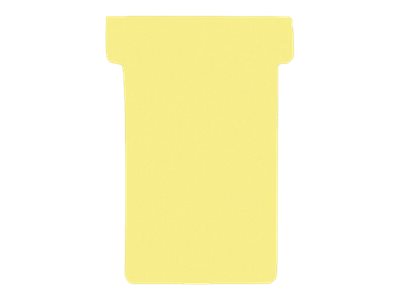 Franken - T-Kort - 5.9 X 8.2 Cm - Størrelse 2 - Gul (Pakke Med 100)
