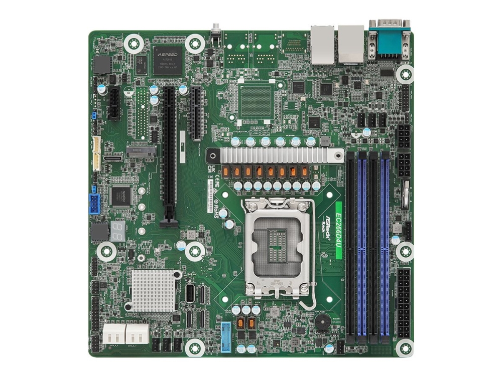 Asrock Ec266d4u, Intel, Lga 1700, Intel Pentium Gold, Intel Xeon , Intel Xeon E, Lga 1700, Ddr5-Sdram, 32 Gb