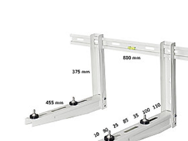 ECO 140 väggkonsol – 140 kg, H: 375 mm, B: 450 mm, L: 800 mm