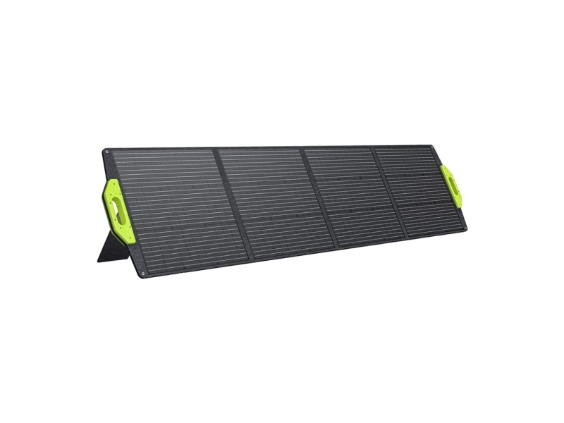 Fossibot Sp200 Sammenklappeligt Solcellepanel 200 W, Sort