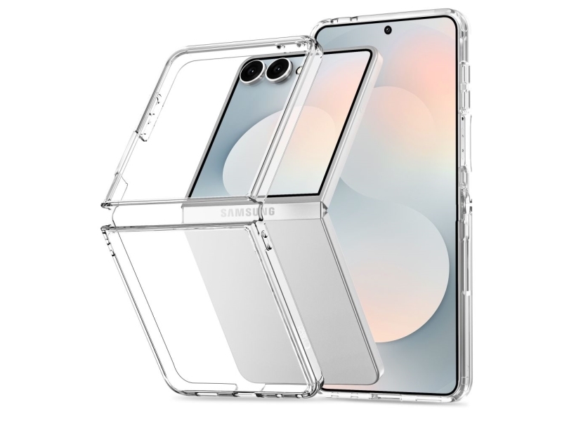 Tech-Protect Flexair Hybrid Case For Samsung Galaxy Z Flip 8 - Transparent