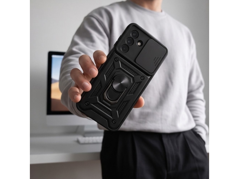 Tech-Protect Camshield Pro Hülle Für Samsung Galaxy A17/A18/A26 4G/5G, Schwarz