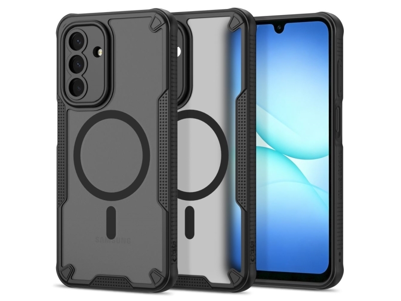 Tech-Protect Rugged Shield Magsafe Case For Samsung Galaxy A17 / A18 / A26 4G / 5G - Matte Black
