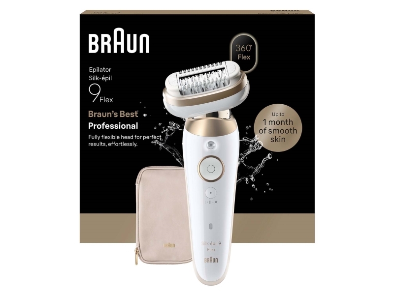Braun Ses9-011 3D Silk-Épil 9 Epilierer Weiß/Gold 8700216963626 - Image 9