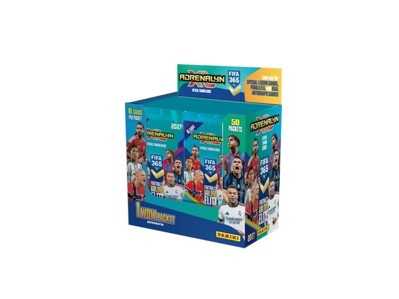 Panini samlekortpakke 2027, FIFA 365 Adrenalyn XL display, 50 stk.