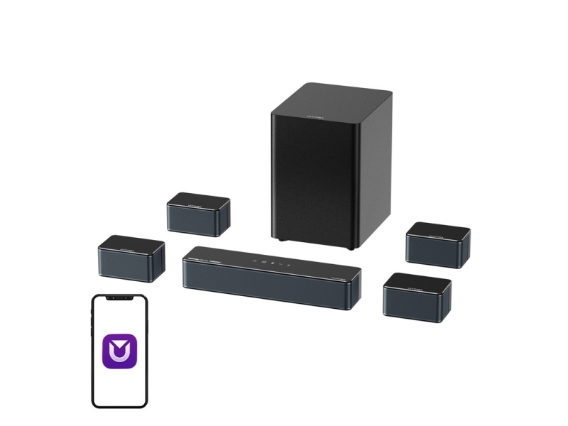 Ultimea Poseidon D80 Soundbar (BOOM) - 7.1 Kanaler, Dolby Atmos