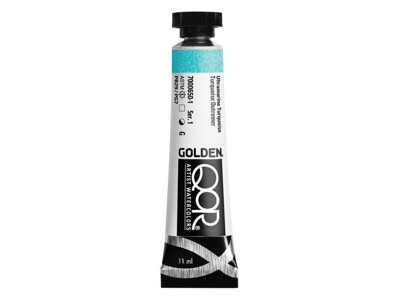 Qor Watercolor Ultramarin Turquoise