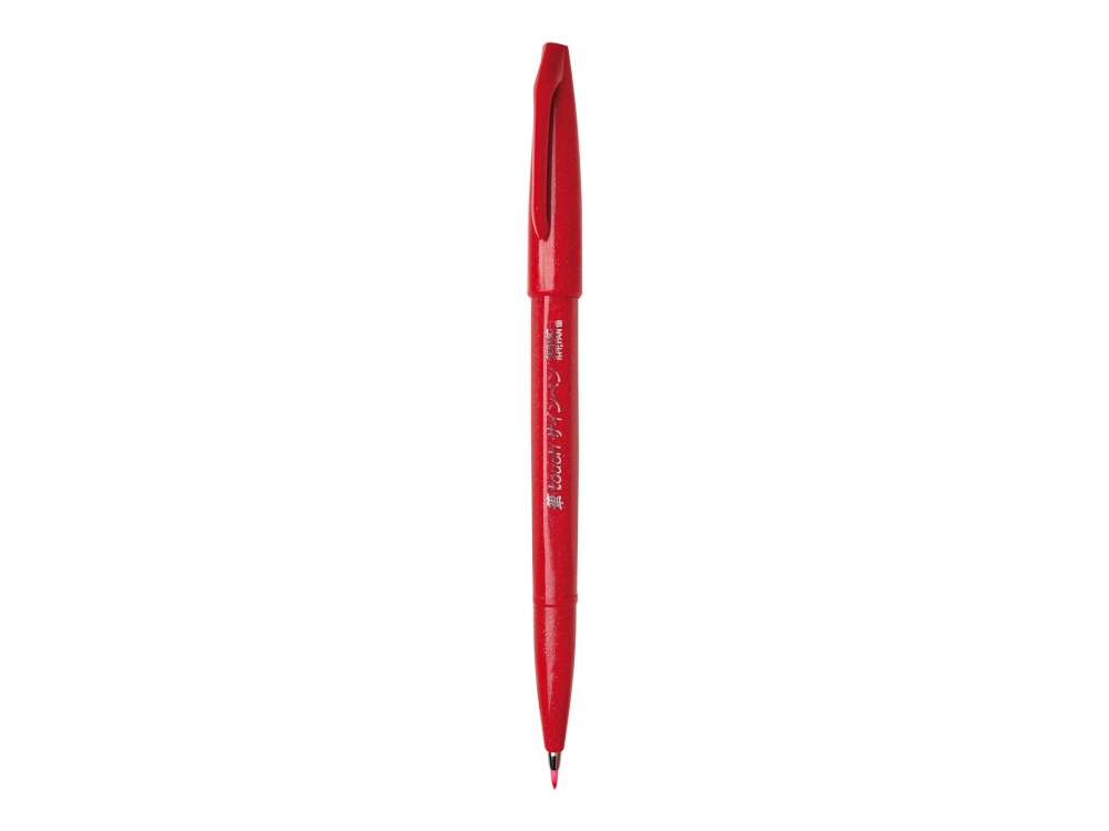 Pentel Sign Pen touch - Børstepen - rød - vandbaseret blæk