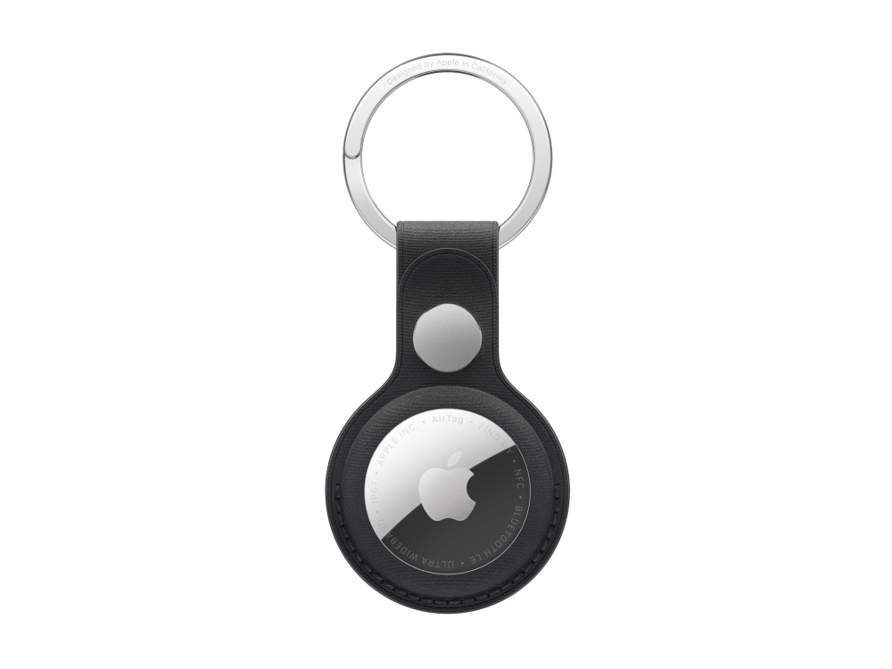 Apple - Taske Til Airtag - Stainless Steel, Finewoven - Sort - For Airtag