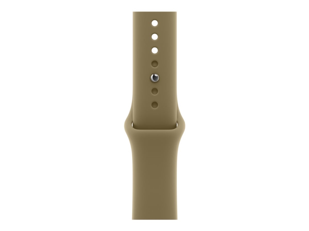 Apple 46 Mm Sportarmband Oliv - M/L, Band, Smartwatch, Olive, Apple, Watch 44Mm / 45Mm / 46Mm / 49Mm, Gummi