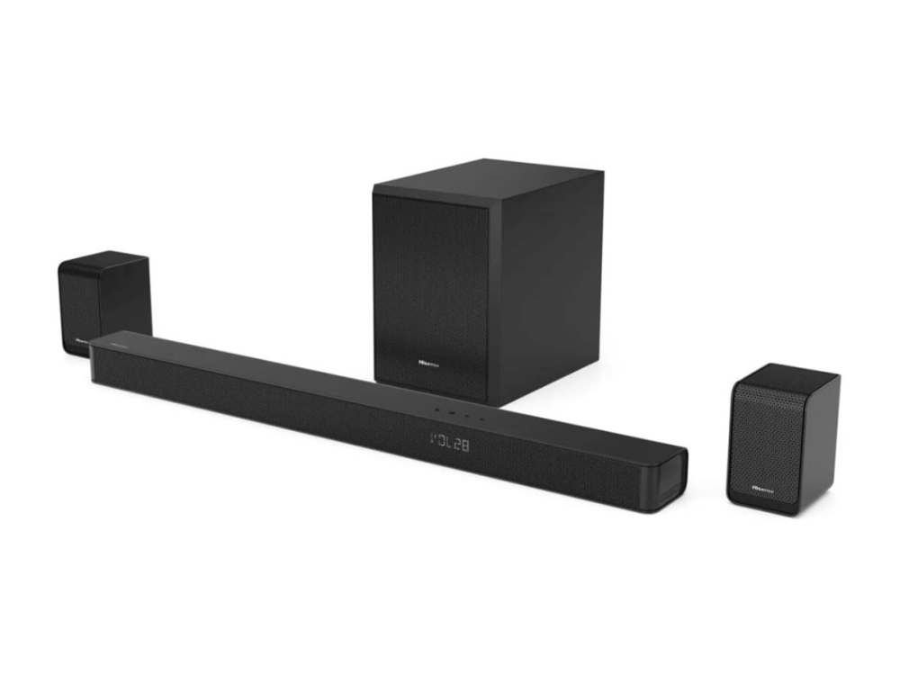Hisense AX5100Q, 5.1 kanaler, 580 W, DTS:X, Dolby Atmos, 80 W, 580 W, Aktiv subwoofer