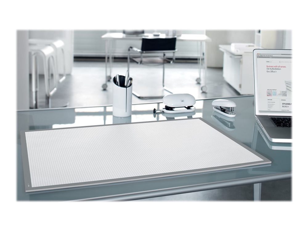 Sigel - Skrivebordsblok - A2 - 595 x 410 mm - 30 ark - hvid - kvadreret