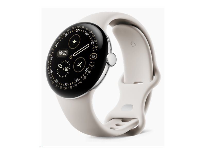 Google Pixel Watch 4 smartklocka 41 mm LTE 32 GB GA10829-EU, silver/porslin
