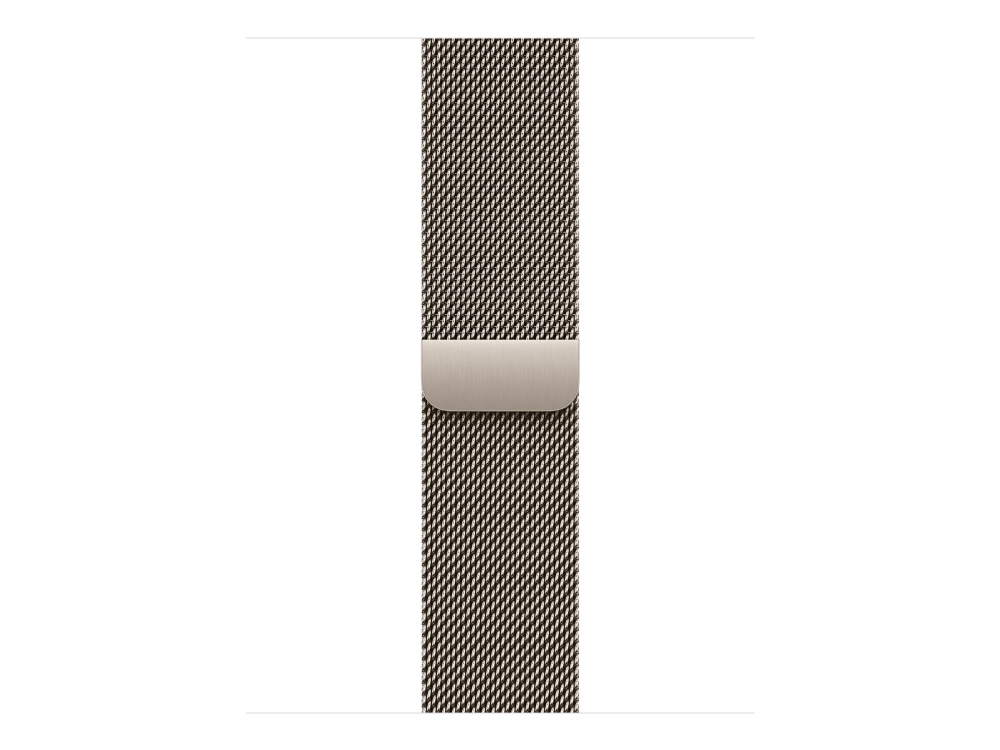 Apple 42 Mm Milanaise Armband Natur, Band, Smartwatch, Stahl, Apple, Watch 42 Mm, Edelstahl