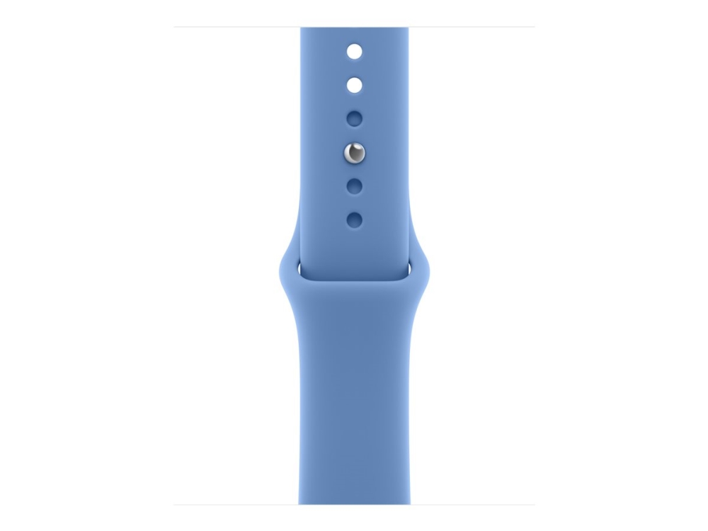 Apple 46 Mm Sportarmband Hyazinthenblau - M/L, Band, Smartwatch, Blau, Apple, Watch 44Mm / 45Mm / 46Mm / 49Mm, Gummi