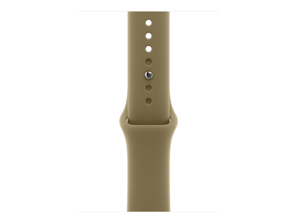Apple 46 Mm Sportarmband Oliv - S/M, Band, Smartwatch, Olive, Apple, Watch 44Mm / 45Mm / 46Mm / 49Mm, Gummi