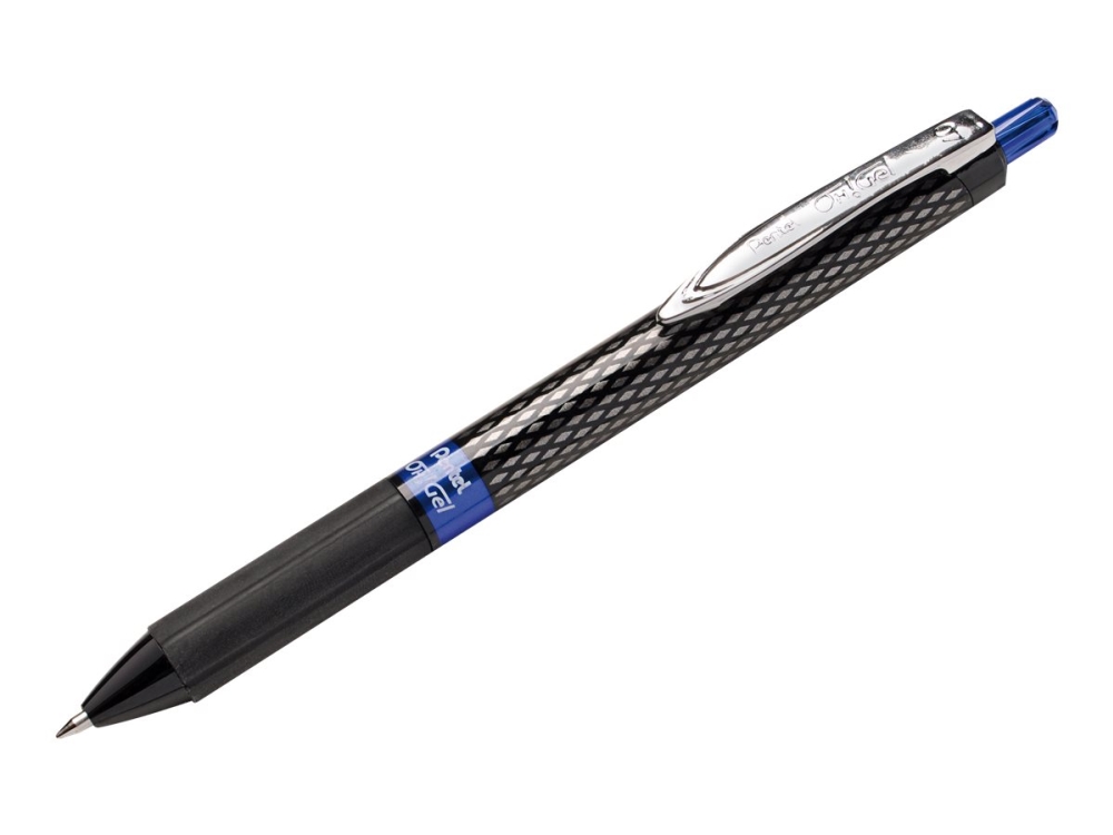 Pentel Oh! Gel - Rollerball-pen - permanent - blå - gelblæk - 0.7 mm - medium - tilbagetrækkelig