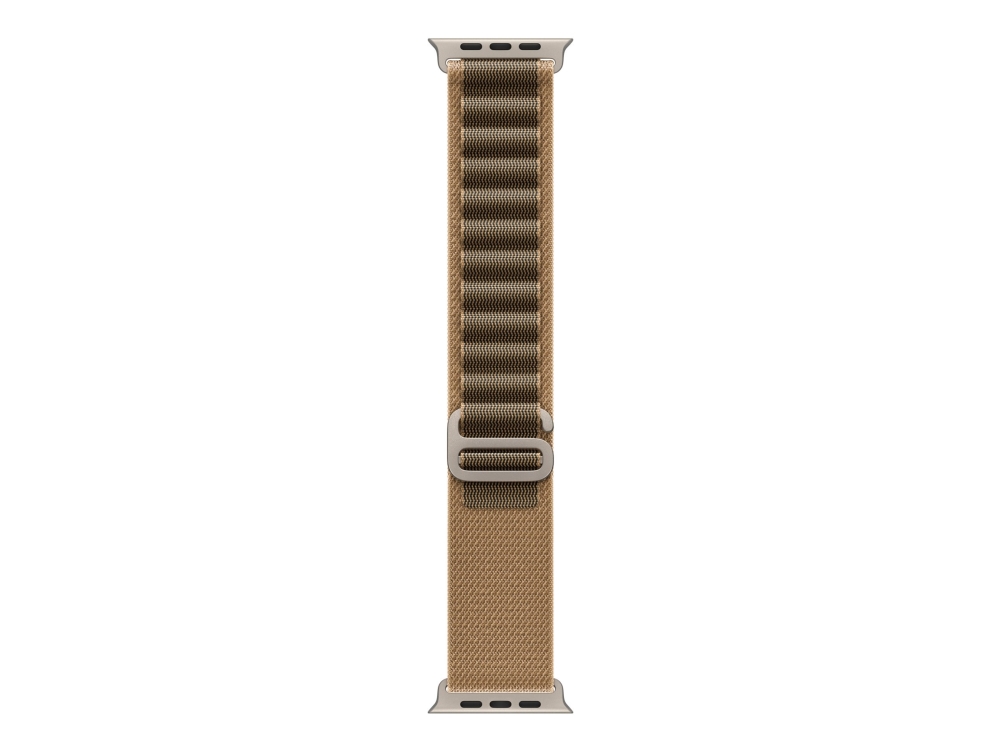 Apple Watch Alpine Loop Armband 49 Mm Desert Klein Titan Natur Mk7g4zm/A