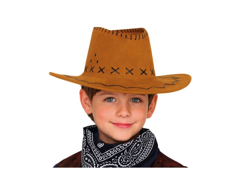 Lysebrun Cowboyhat, barn