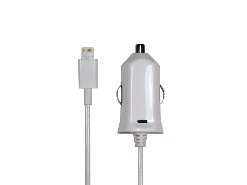 Sinox I-Media - Strømforsyningsadapter - Bil - 2.4 A (Lightning) - Europa - For Apple Ipad/Iphone/Ipod (Lightning)
