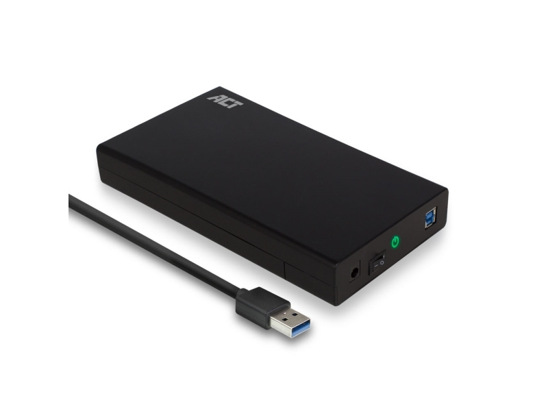 Act Hard Drive Enclosure 3.5" Sata I/Ii/Iii Hdd, Usb 3.0, Uasp Support