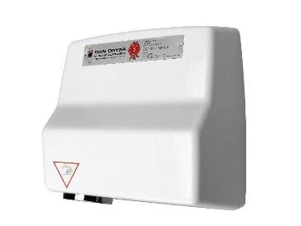 DAN DRYER håndtørrer AE hvid 2360 W. Tørretid ca 20-25 sek.