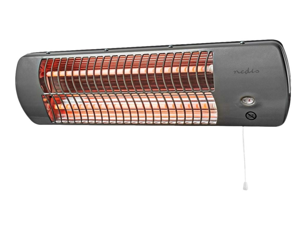 Nedis Grau Htba10gy Bad-Schnellheizer 1200W 12M² Heizstrahler, - Bild 5