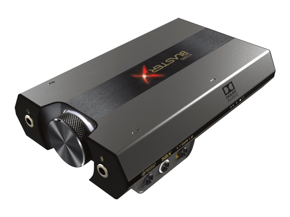 Creative Sound BlasterX G6 - Ljudkort - 384 kHz - 7.1 - USB - SB-Axx1