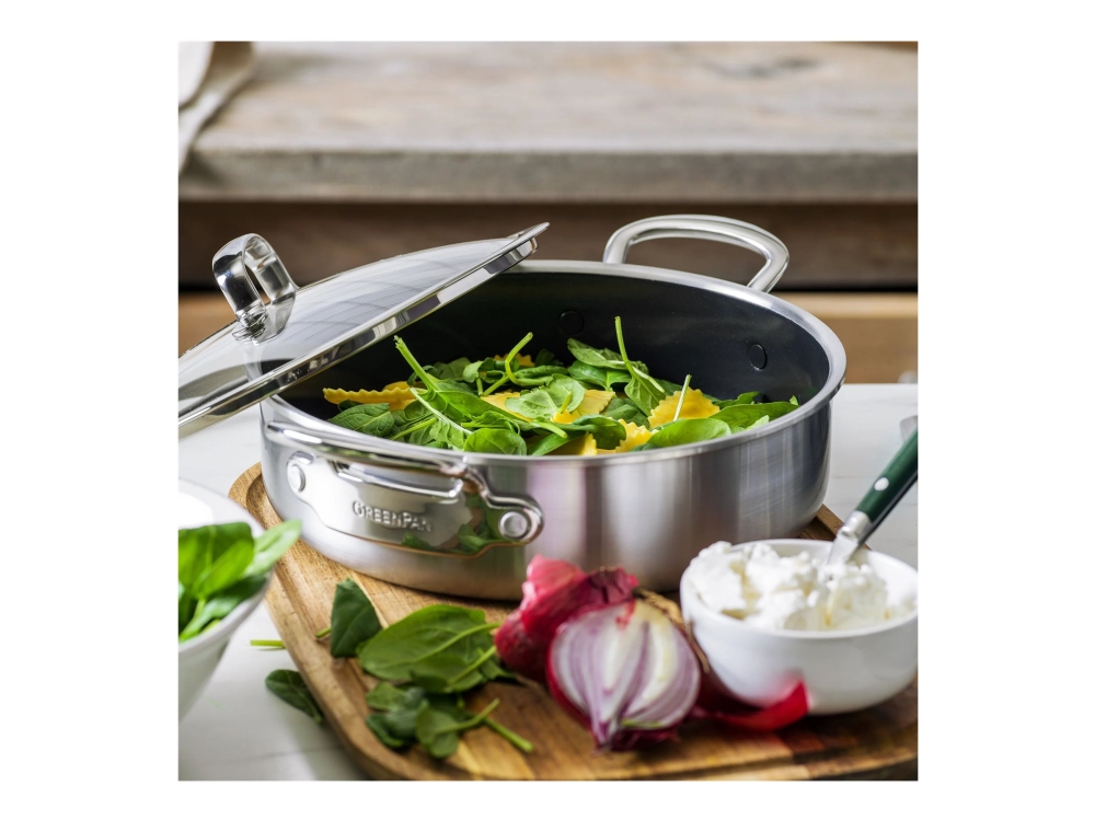 Greenpan Premiere Stielkasserolle 26 Cm Edelstahl