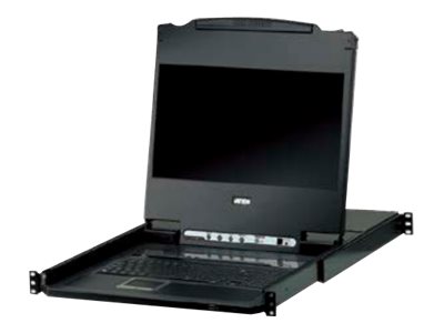 ATEN CL6708MW - KVM-konsol med KVM switch - 8 porte - USB - 17.3 - rackversion - 1920 x 1080 Full HD (1080p) @ 60 Hz - DVI-I - 1U