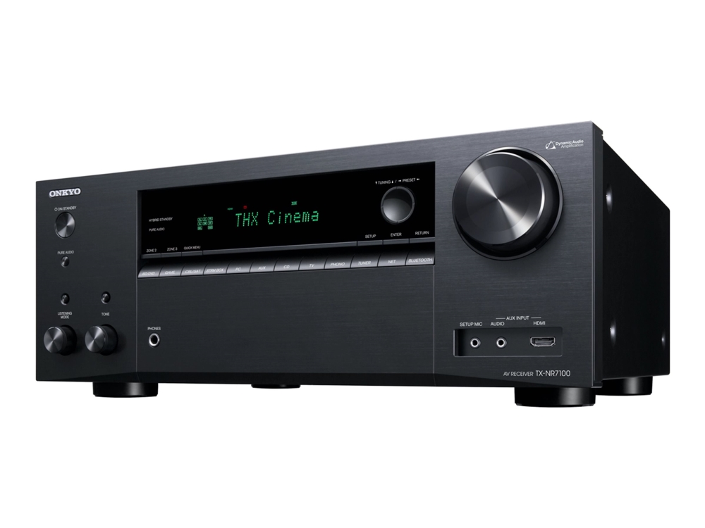 Onkyo TX-NR7100 – AV-nettverksmottaker – 8K – 60 fps – HDR – 9,2 kanaler – svart