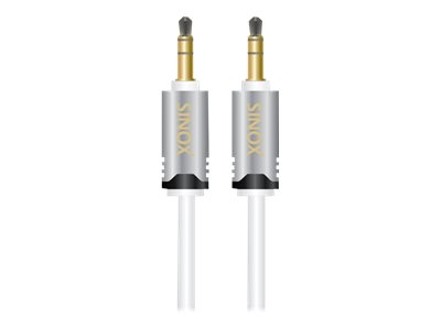 Sinox HD Premium - Audiokabel - mini-telefonstereo 3,5 mm (han) til mini-telefonstereo 3,5 mm (han) - 75 cm - afskærmet