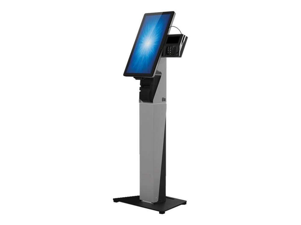 Elo Wallaby Self-Service Thekenständer Für I-Series 4.0, Schwarz/Silber