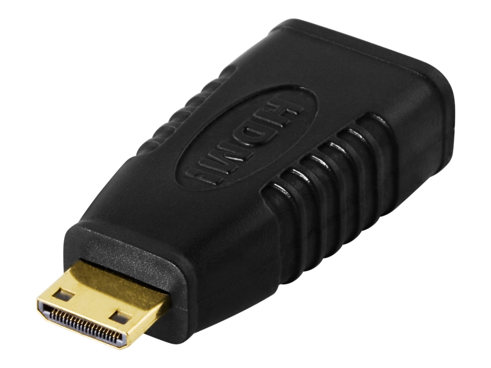 Deltaco - Hdmi Adapter - Hdmi Hun Til 19 Pin Mini Hdmi Type C Han